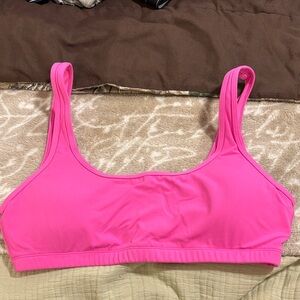 CRZ YOGA Vibrant Pink Sports Bra